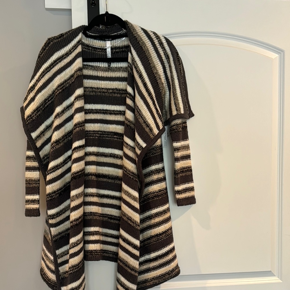 Striped Cardigan Sweater